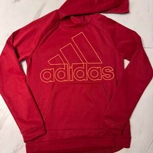 Adidas Red Hoodie – XS – Like New